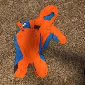 12 month Columbia snow pants and matching coat